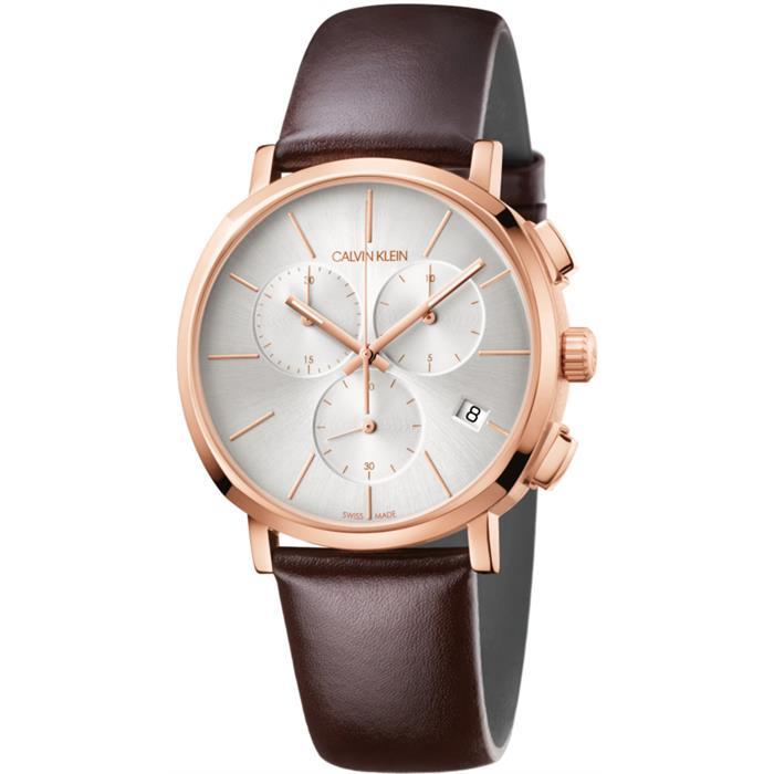 Calvin Klein K8Q376G6 Posh Chronograph Silver Dial Men's Watch Calvin Klein K8Q376G6 Posh Chronograph Silver Dial Men's Watch